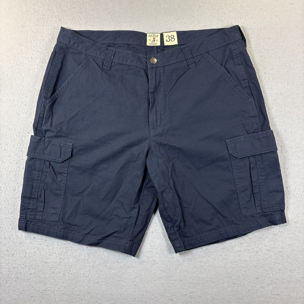 RedHead Cargo Shorts Mens 38 Navy Blue Utility Pockets Outdoor Hiking
